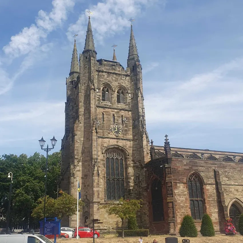 View of a church in Tamworth
